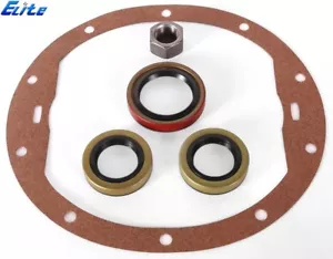 GM 8.5" Chevy 10 Bolt TRUCK Elite ReSeal Kit Pinion Axle Seals Pinion Nut Gasket - Foto 1 di 1