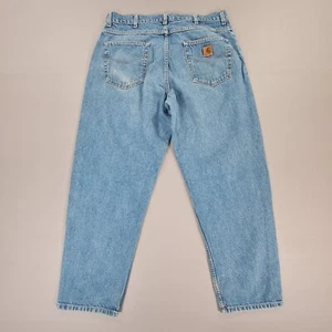 Vintage Carhartt Jeans Herren W38 L30 Relaxed Fit Tapered 90s Denim B113DST - Bild 1 von 12