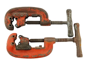 LOT OF 2 Ridgid No. 42A Heavy Duty Pipe Cutter 3/4-2” - Picture 1 of 6