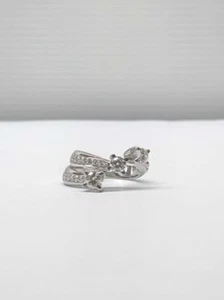 Anello fidanzamento anniversario trilogy oro 750% diamanti 1.00 F/color vs donna - Foto 1 di 11