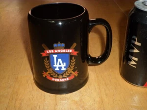 [ MLB ] LOS ANGELES - DODGERS BASEBALL TEAM, CALIFORNIA, CERAMIC BEER MUG, VINT. - Picture 1 of 8