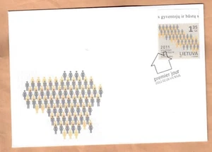 FDC Lithuania 2011 Population census - Picture 1 of 1