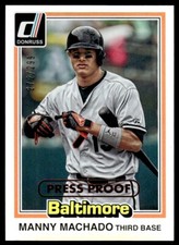 2015 Donruss Inaugural 1981 Edition Press Proof Bronze Manny Machado 272/299