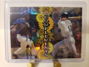 1999 topps finest complements Tony Gwynn/Wade Boggs refractor #c2