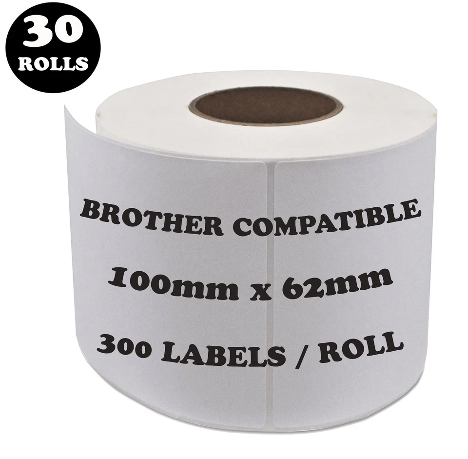 30 Rolls DK-11202 Compatible Brother DK 11202 Shipping Labels DK11202 Cartridge - image 1 of 2