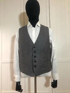 Stunning Gieves & Hawkes Houndstooth Waistcoat Very Peaky Blinders RRP £250 - Picture 1 of 7