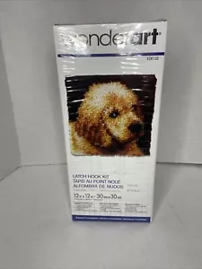 Wonderart Latch Hook Kit Puppy Love Craft Dog #426132 Size 12"x12" Yellow Lab - Picture 1 of 10