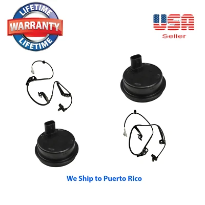 Juego de 4 sensores de velocidad ABS delantero trasero izquierdo y derecho aptos para Toyota RAV4 2001-2005 TRACCIÓN DELANTERA Foto 1 de 4