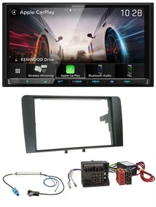 Kenwood MP3 2DIN USB DAB Bluetooth Autoradio für Audi A3 8P 2003-2012 Aktivsyste - Bild 1 von 10