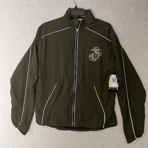 New Balance "MARINES" olivgrüne Reißverschlussjacke Gr. Medium Regular PT USMC - Bild 1 von 13