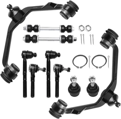 10pcs Suspension Kit Upper Control Arm Tie Rod For 1997-02 Ford F150 Expedition - Image 1 of 4