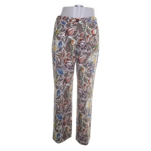 Seductive, Hose, Größe: 36, Braun/Mehrfarbig, Polyester/Elasthan, Blumen #FUk - Bild 1 von 6