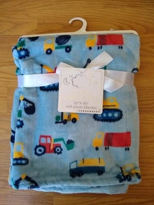 Baby Elements Decke Fahrzeuge Transport LKW Traktoren Jungen Kleinkind NEU - Bild 1 von 3