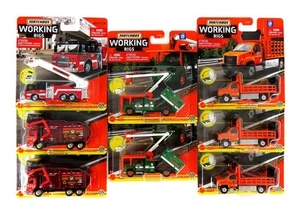 TRUCK - SET ASSORTMENT 8 PIECES - 2X GARBAGE KING XL - SCALA FIRE ENGINE - 3X GM - Picture 1 of 1