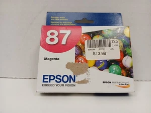 Epson 87 Magenta Ink Cartridge, EXP 02/2024 - Picture 1 of 3