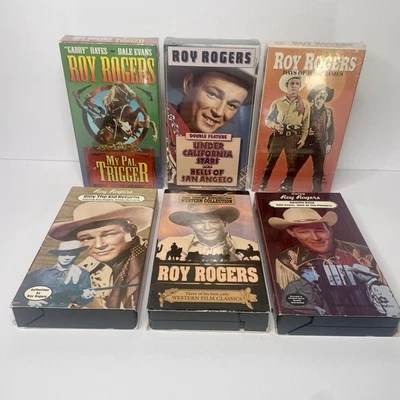 Collection Of Roy Rogers VHS Tapes, 3 Factory Sealed (Lot 6) Foto 1 de 4