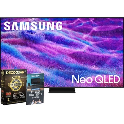 Samsung 65" Neo QLED 4K QN80F Vision AI Smart TV 2025 + Extended Protection Plan - Image 1 of 4