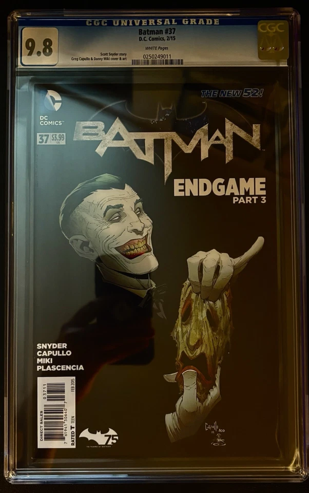 BATMAN # 37 CGC 9.8. THE NEW 52. (2015) - Image 1 of 1