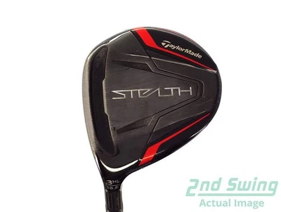 TaylorMade Stealth Fairway Wood 3 Wood HL 16.5° Graphite Stiff Left 43.5in - Image 1 of 4