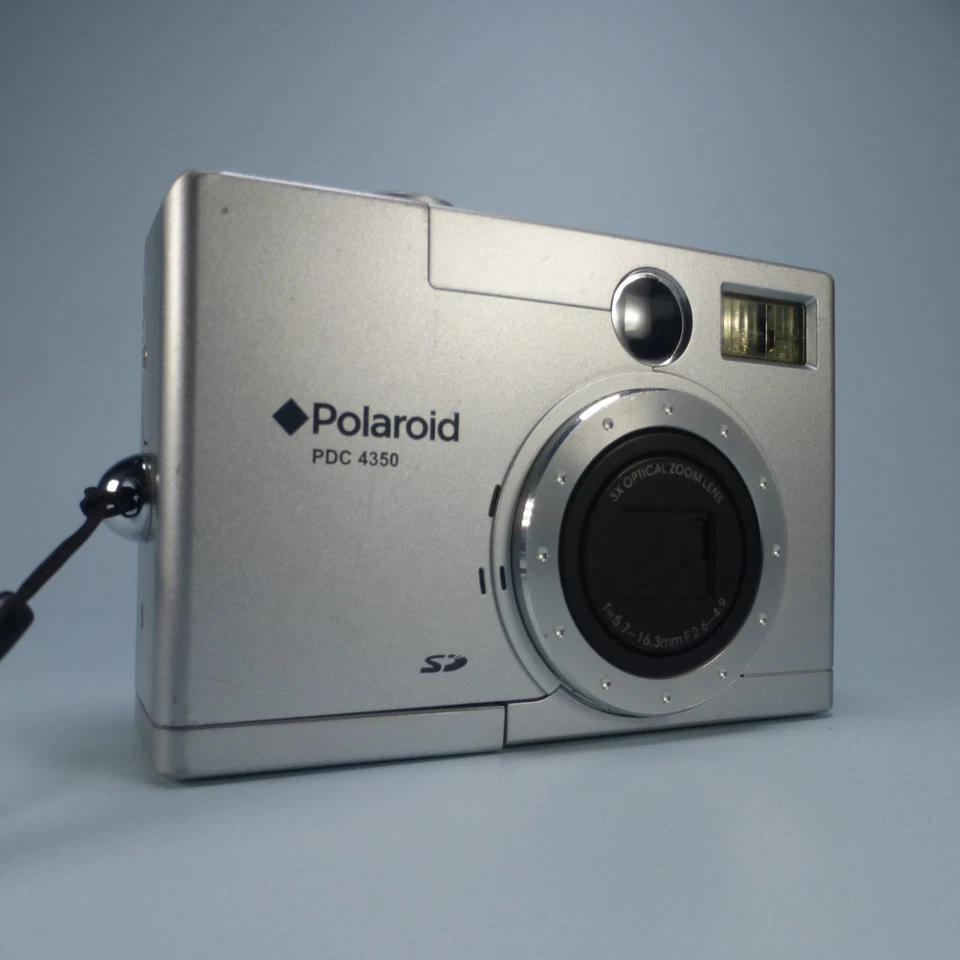 Polaroid Digital Camera PDC 4350 4.2MP Silver Tested - Image 1 of 4