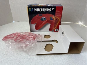 Roter Controller (Nintendo 64 | N64) NUR ORIGINALVERPACKUNG - Bild 1 von 7