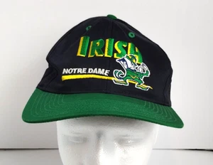 Vintage  Notre Dame Fighting Irish Hat Cap Snapback Preowned New No Tags - Picture 1 of 7