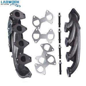 Left & Right Exhaust Manifold Kit For Ford Expedition 2004-2010 F-150 Truck 5.4L - Picture 1 of 8