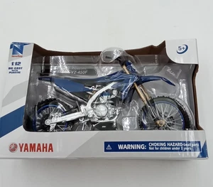 Yamaha YZ-450F Blue 1:12 Die-Cast Motorcycle Model by New Ray - Picture 1 of 8