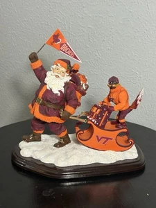Virginia Tech Hokies 2003 Slavic Treasures University SANTA Figur Neu im Karton - Bild 1 von 16