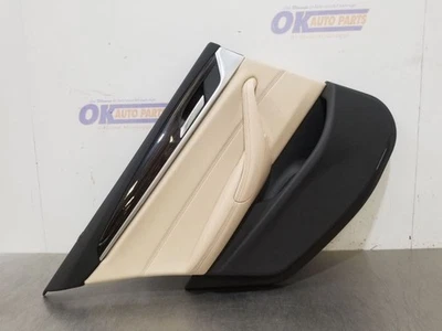 19 2019 BMW 530I DOOR TRIM PANEL REAR LEFT DRIVER BEIGE  Foto 1 de 4