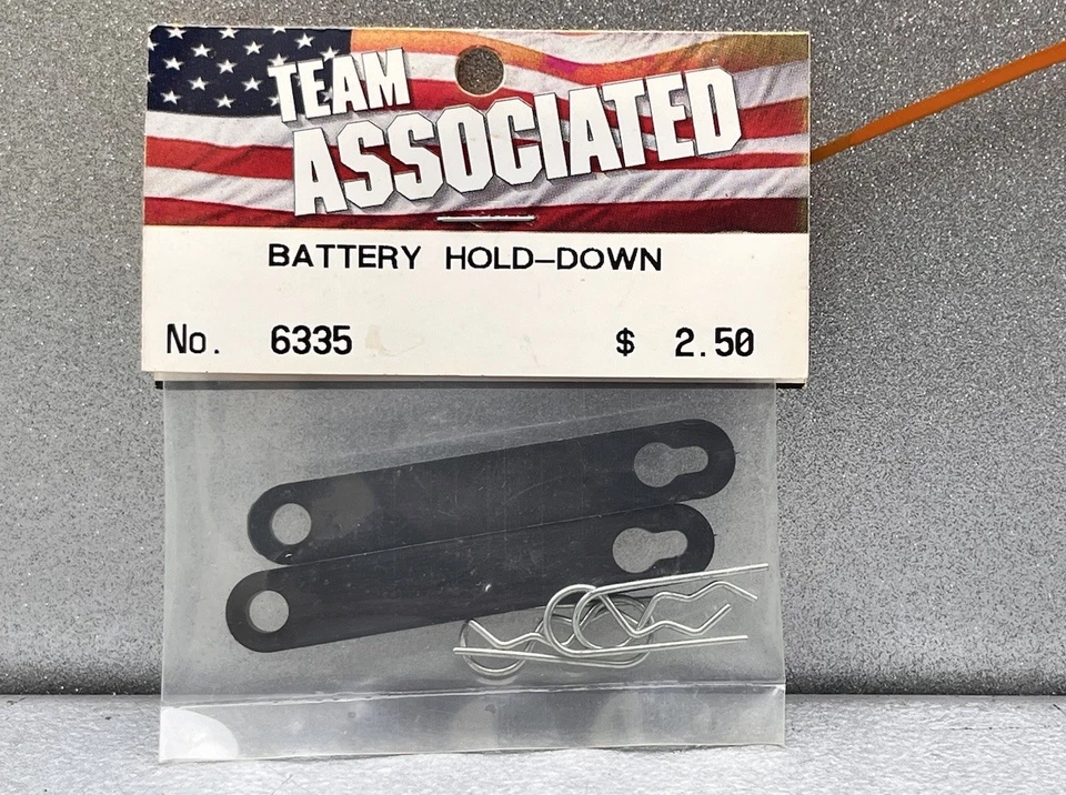 Retención de batería Team Associated 1:10 con clips #6335 SELLADO DE FÁBRICA NUEVO Foto 1 de 3