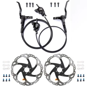 ShimanoOEM MT200 Freni Idraulici con Rotori RT86 160/180mm, 2 Pistoni Sinistro F... - Foto 1 di 7