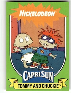 1991 CapriSun Nickelodeon Trading Card #16 Rugrats Tommy and Chuckie Promo - Picture 1 of 4