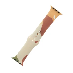 Bracelet Silicone Camouflage Apple Watch 41/40/38mm Séries 3-9 - Zdjęcie 1 z 8