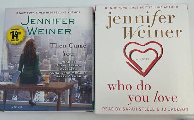 Jennifer Weiner Audiobooks on CD Lot Of 2 Who Do You Love & Then Came You Foto 1 de 3
