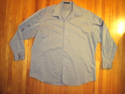 Camisa de Vestir Claiborne Gris Pizarra Sin Arrugas Ajuste Moderno 2X 18-34/35 Nueva Foto 1 de 4