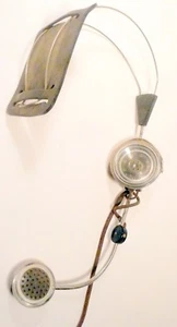 vIntage WESTERN ELECTRIC / BELL TELEPHONE model 52 HEADSET & CORD - Working - Picture 1 of 6