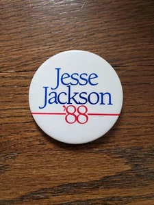 Spilla spilla Jesse Jackson per il presidente 1988 campagna politica pulsante - 2,5" - Foto 1 di 2