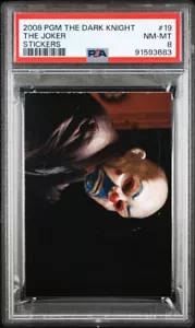 2008 PGM The Dark Knight JOKER PSA 8 Mint Pop 1 Heath Ledger RC #19 - Picture 1 of 3