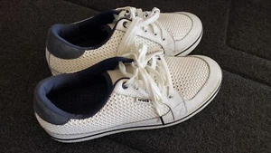 Crocs Drayden Hank Haney Men's Size 12 US White Blue Comfort Golf Shoes 18975 - Picture 1 of 10