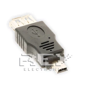Adaptador Mini USB Macho a USB Hembra Nuevo v89 - Imagen 1 de 5
