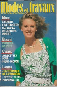 MODES ET TRAVAUX N°1016 Juillet 1985 page poupées  - Picture 1 of 4