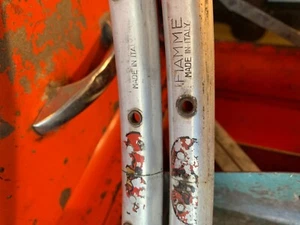 Fiamme spr 700 rims Tubular Sewup Red Label 32/40h Italy Vintage Track Race Bike - Picture 1 of 9