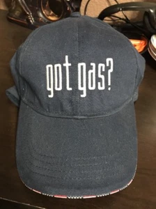 ¿Tienes gasolina? Gorra de béisbol ajustable azul gorra de petróleo y gas roja tapa blanca y azul - Imagen 1 de 5
