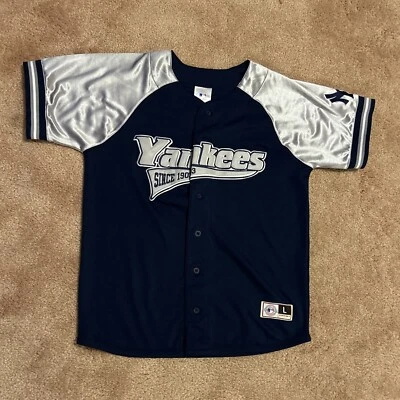 NY Yankees Alex Rodriguez 13 Genuine Merchandise Jersey Large 16-18 Youth Kids - Image 1 of 4