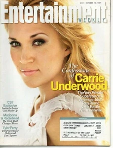 Entertainment Weekly Magazine October 26 2007 Carrie Underwood Jorja Fox - Picture 1 of 2