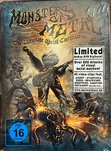 Monsters of Metal The Ultimate Metal Compilation Vol. 9 Blu-ray DVD Neu Limited - Foto 1 di 2