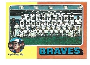 1975 TOPPS HI #589 ATLANTA BRAVES UNMARKED TEAM CHECKLIST MINT !!!!! - Picture 1 of 1