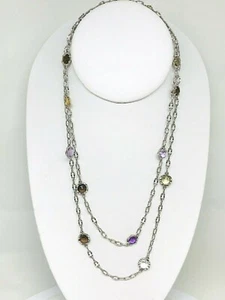 TACORI Sterling Silver Colour Medley Necklace SN108 - Picture 1 of 3