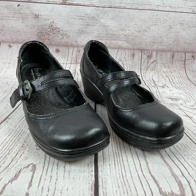 BOC Winifred Shoes Woman’s Sz. 6.5 Black Wedge Heel Maryjane - Image 1 of 4